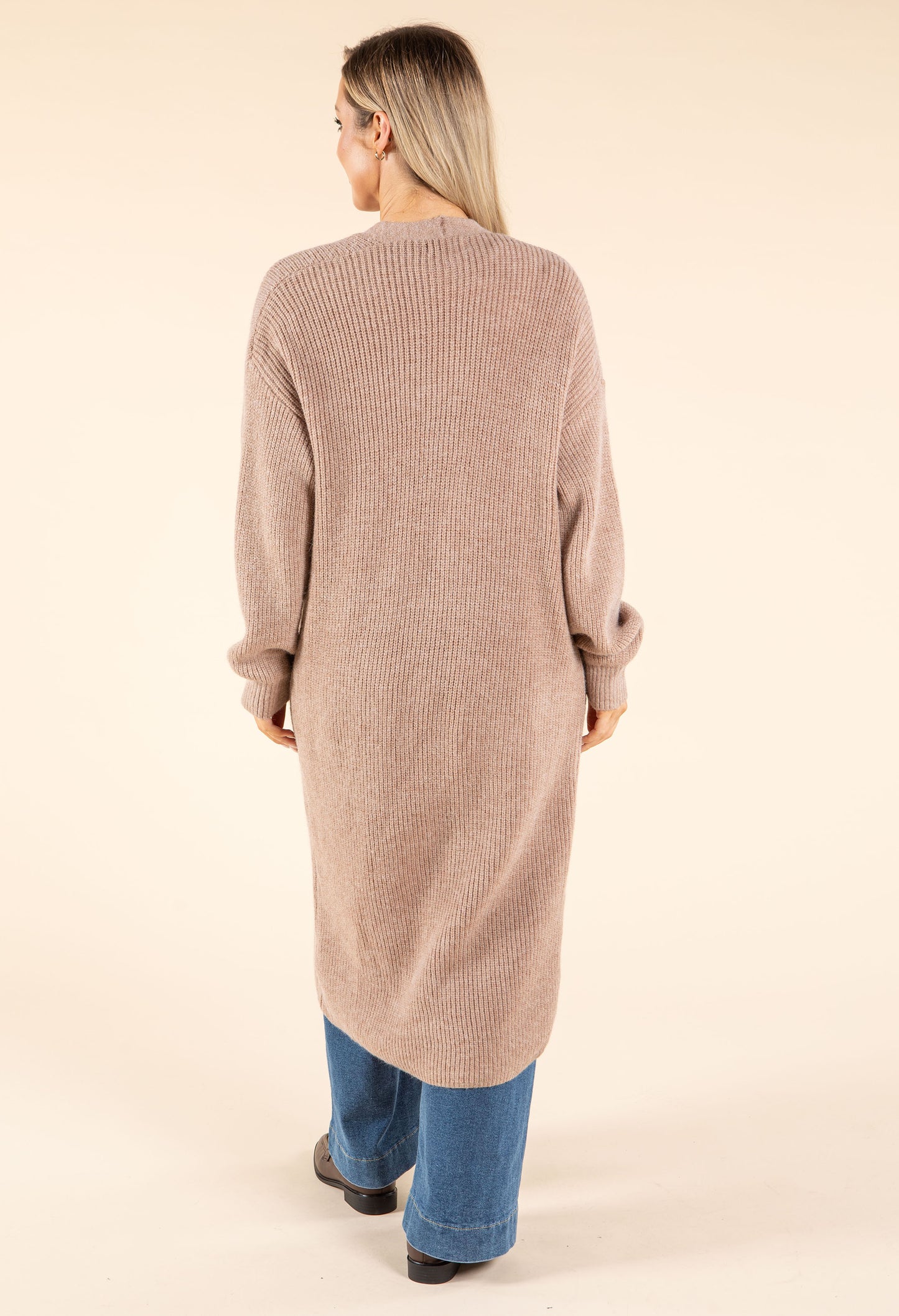 Longline Knit Cardigan