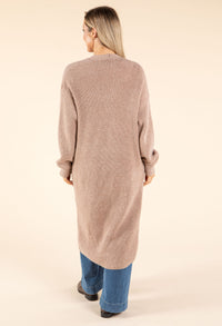 Longline Knit Cardigan