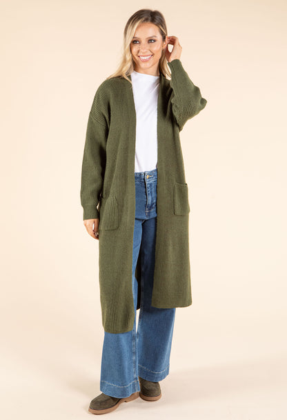 Longline Knit Cardigan