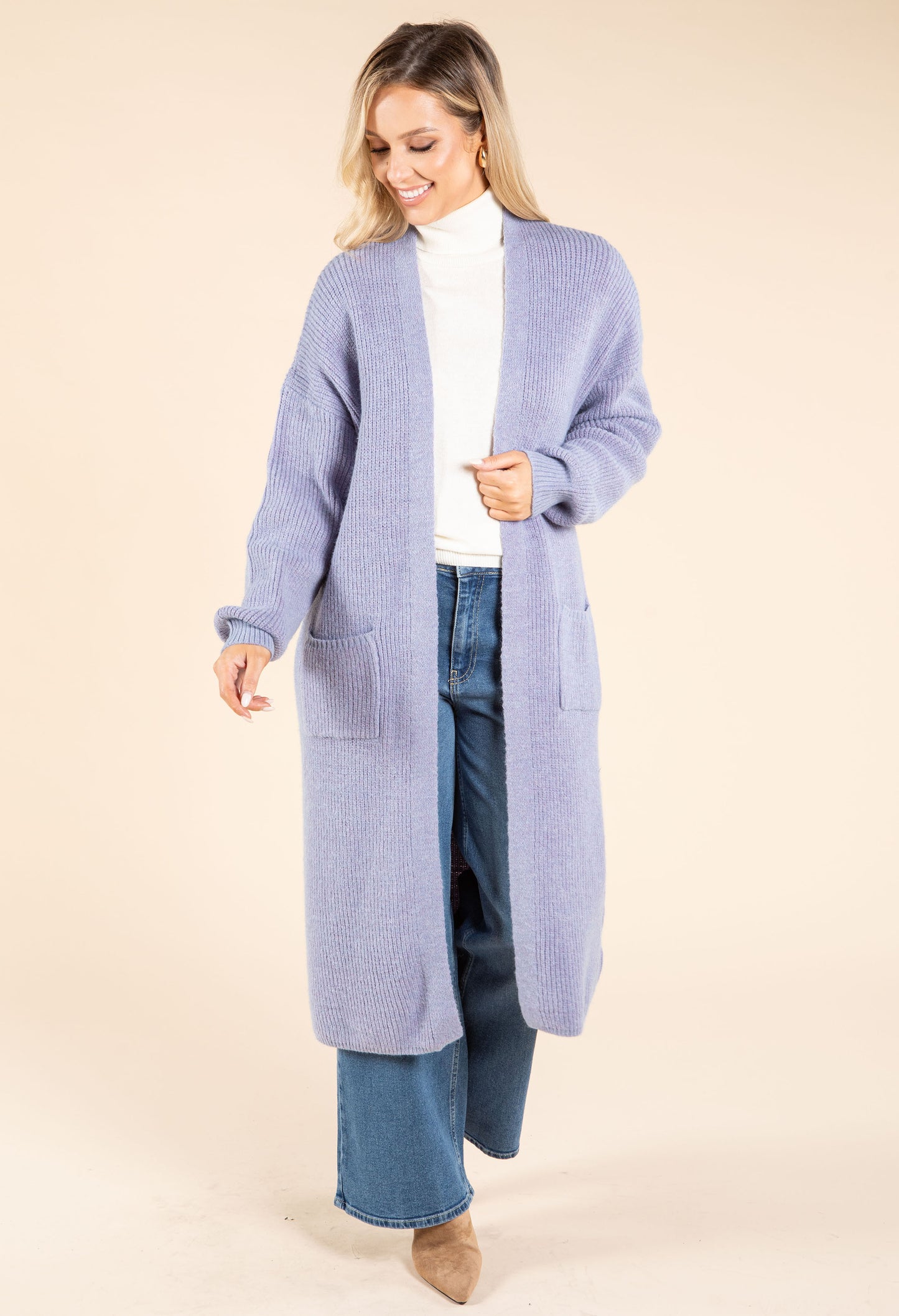 Longline Knit Cardigan
