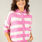 Sophia Striped Knit Cardigan