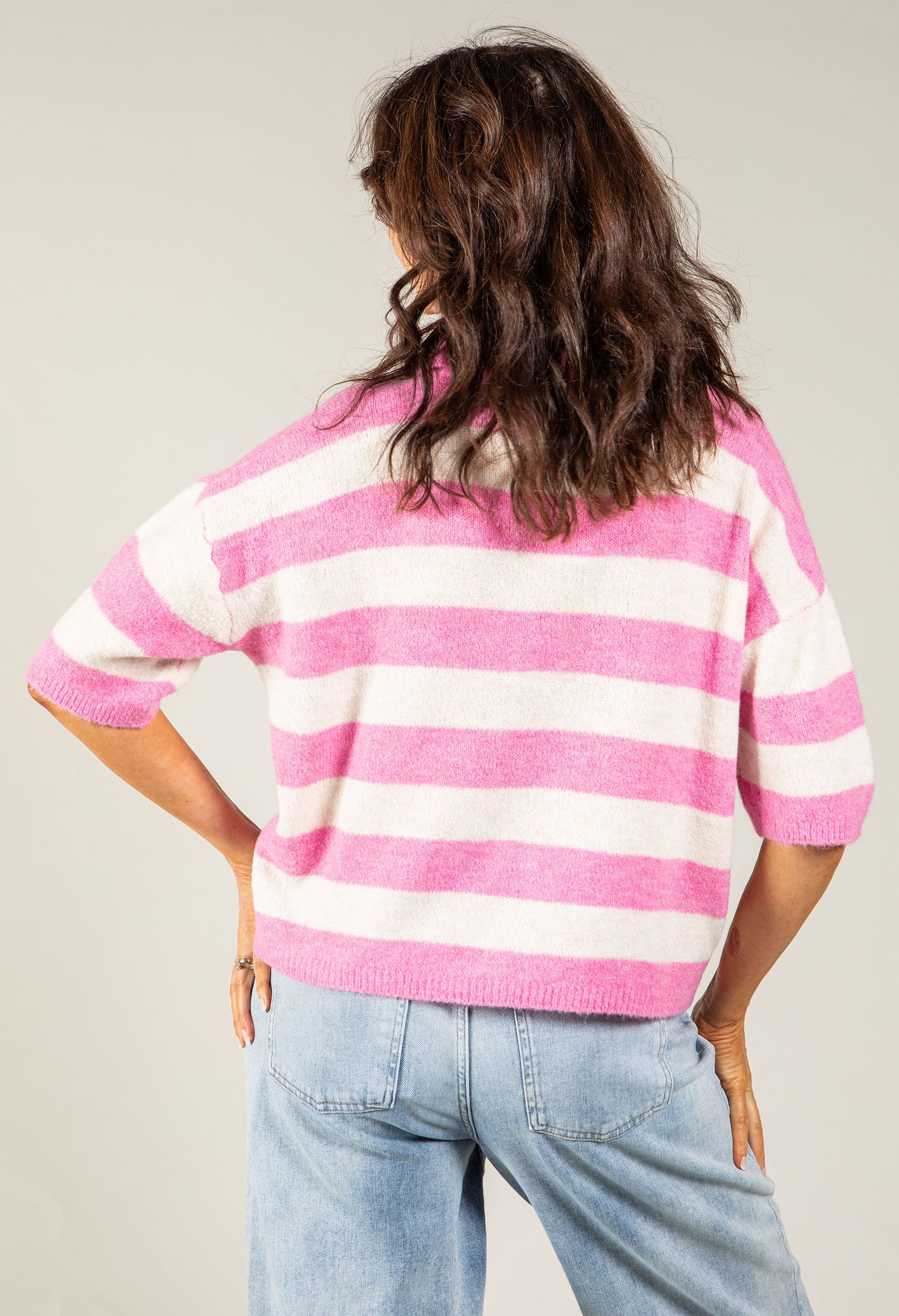 Sophia Striped Knit Cardigan