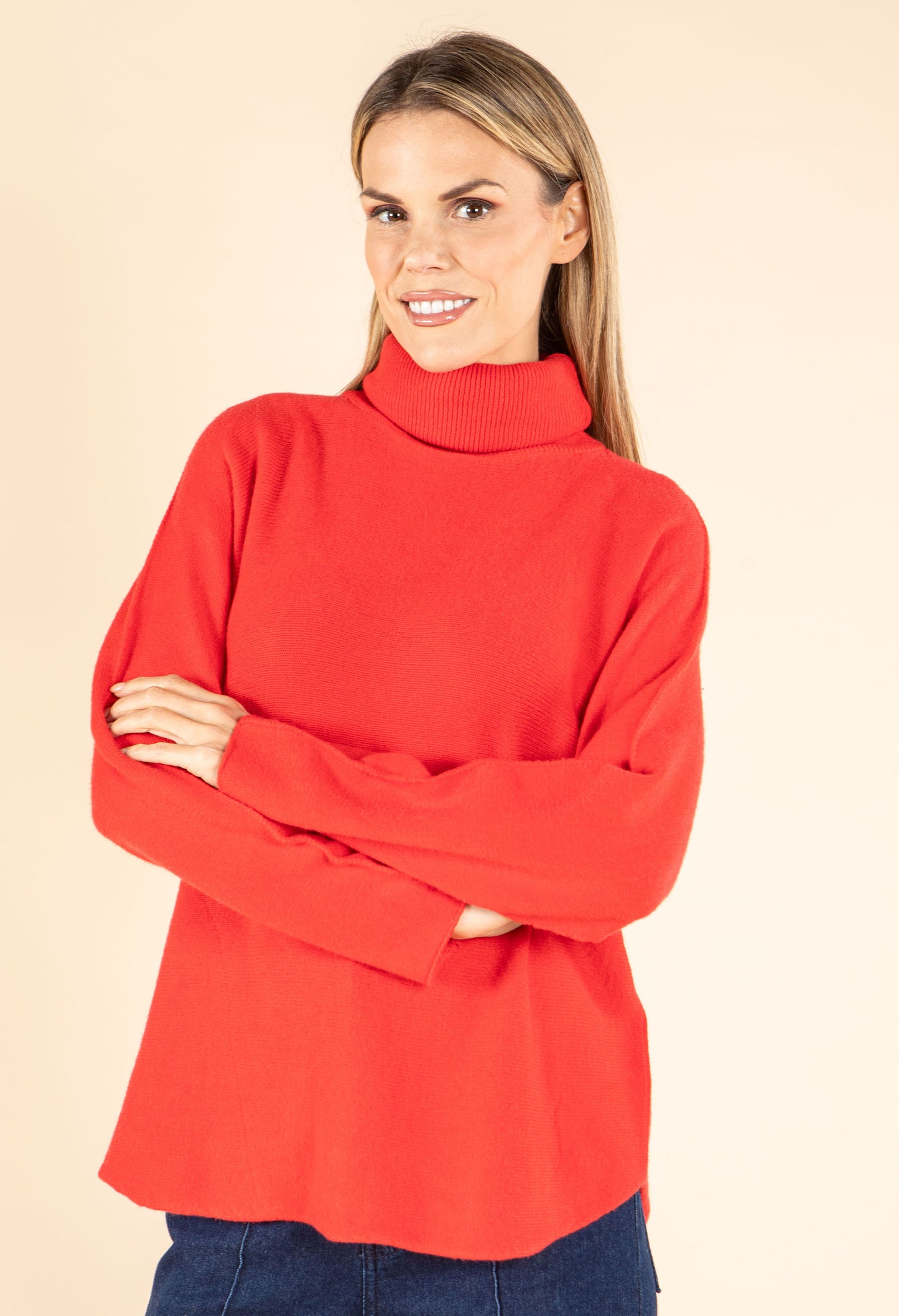Darcy Roll Knit Jumper