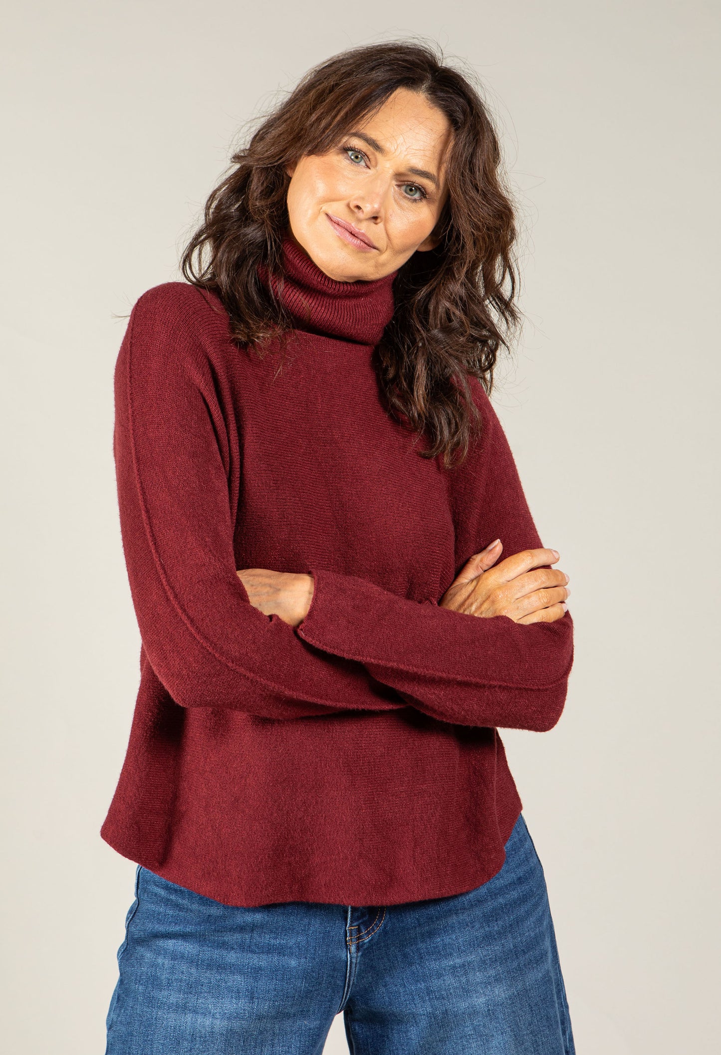 Darcy Roll Knit Jumper