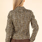 Leopard Denim Jacket