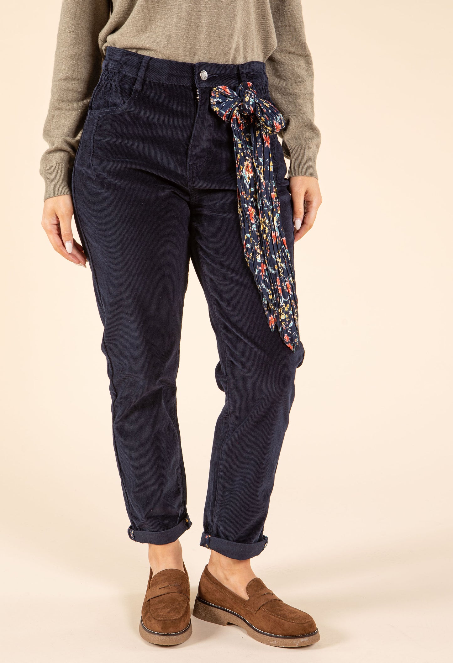 Slim Leg Corduroy Jeans