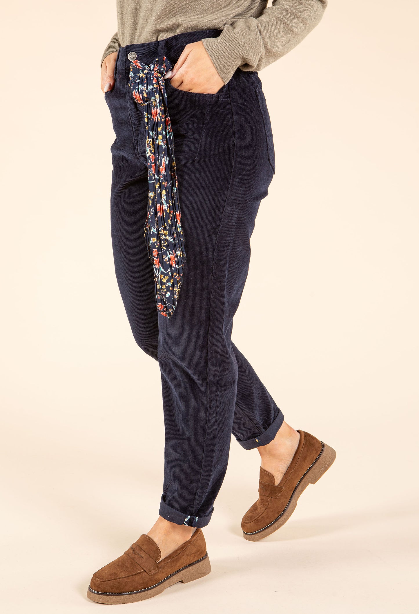 Slim Leg Corduroy Jeans