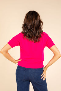 Zoe Short Sleeve Sweater