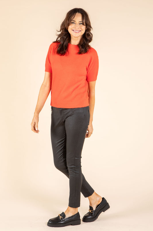 Zoe Short Sleeve Sweater