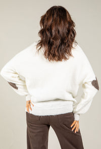 Love Heart Fluffy Knit Jumper