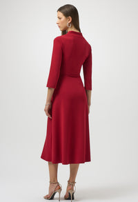 Formal Wrap Midi Dress Style