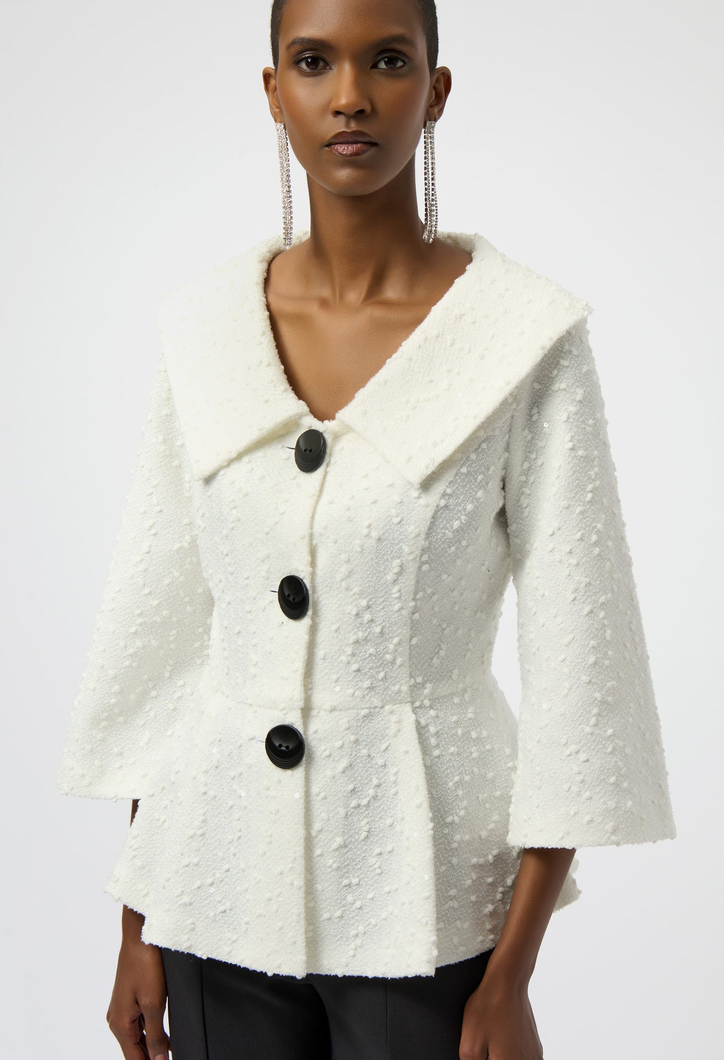 Formal Shawl Collar Blouse