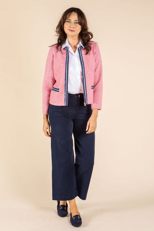 Tweed Zip-Up Jacket