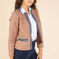 Tweed Zip-Up Jacket