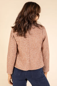 Tweed Zip-Up Jacket