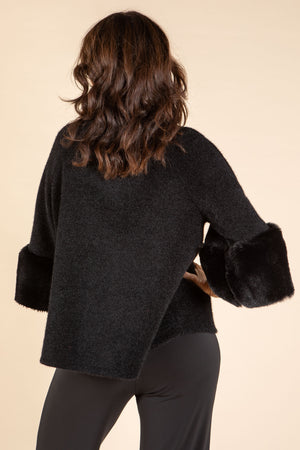 Faux Fur Trim Jacket