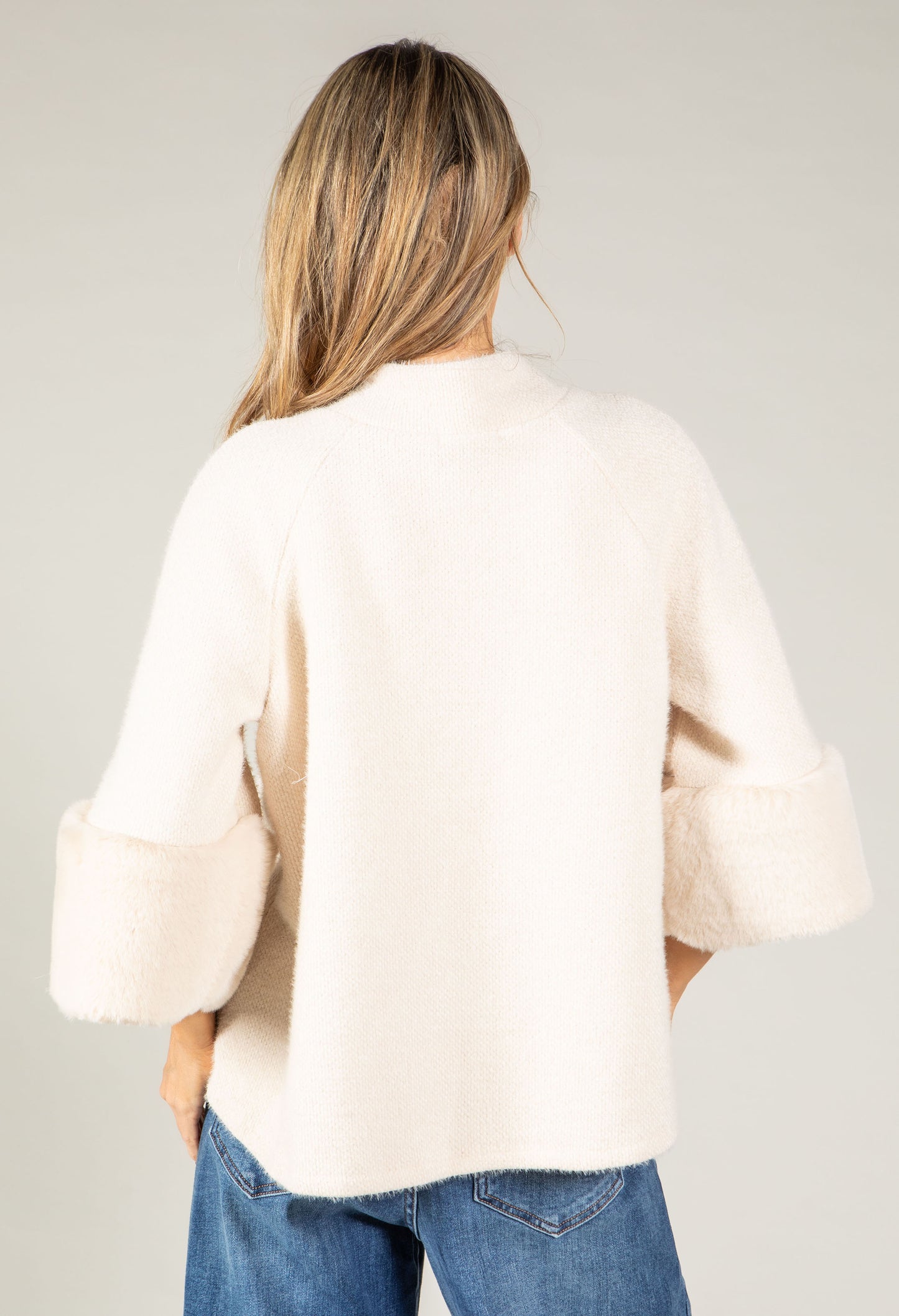 Faux Fur Trim Jacket