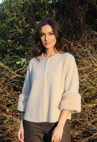 Faux Fur Trim Jacket