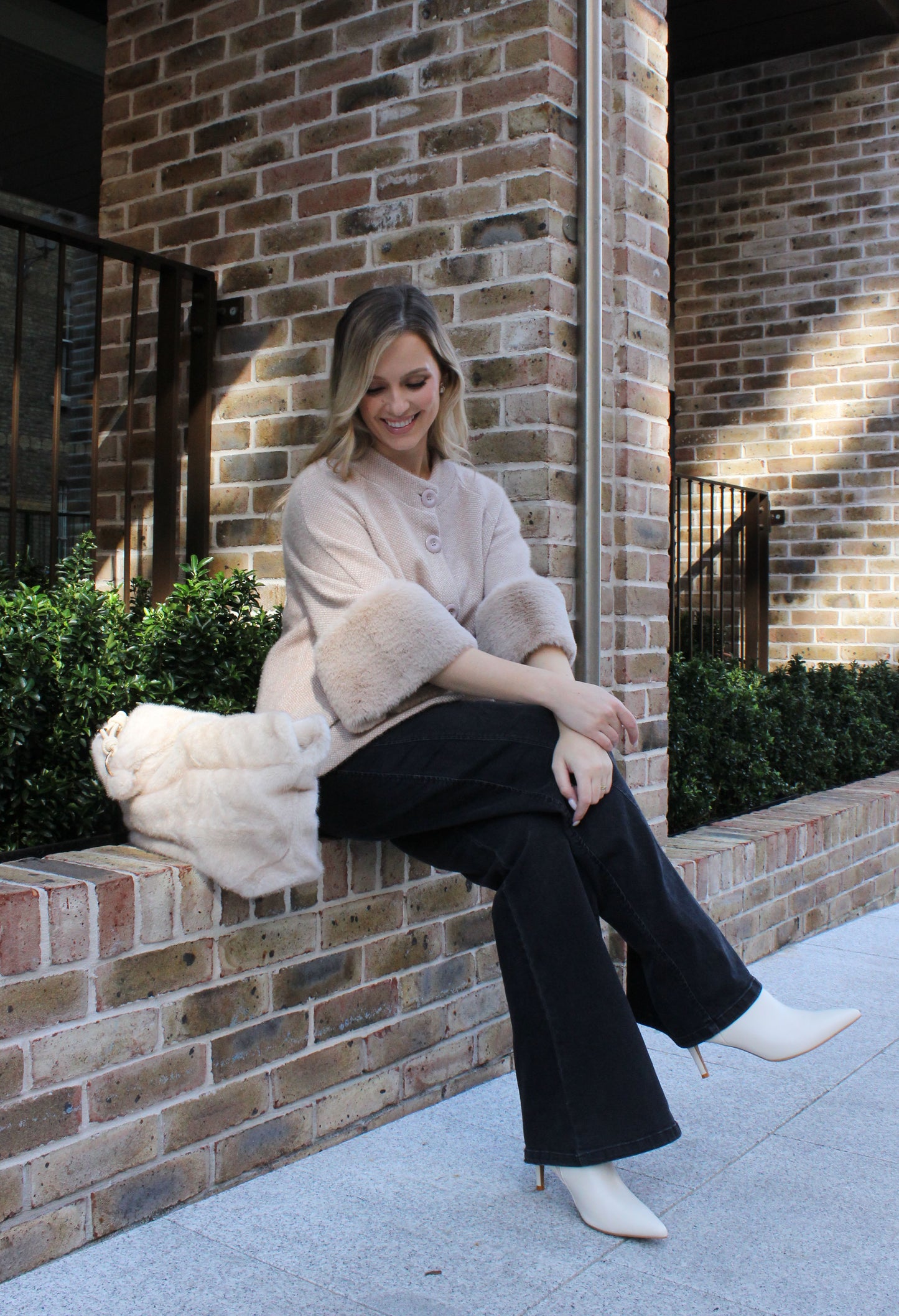 Faux Fur Trim Jacket