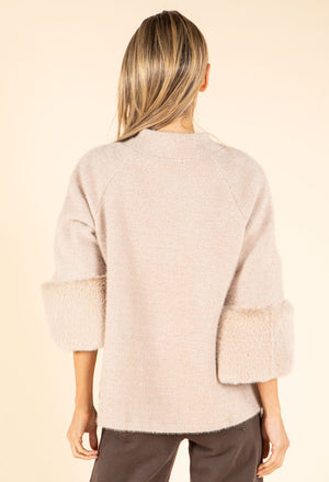 Faux Fur Trim Jacket