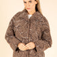 Rope Stitched Detail Woolen Jacket