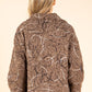 Rope Stitched Detail Woolen Jacket