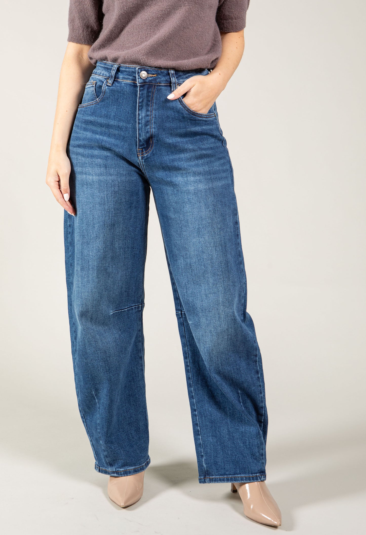 Louisa Barrel Leg Jeans