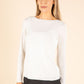 Sheer Cashmere Blend Diamante Top