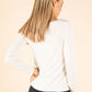 Sheer Cashmere Blend Diamante Top