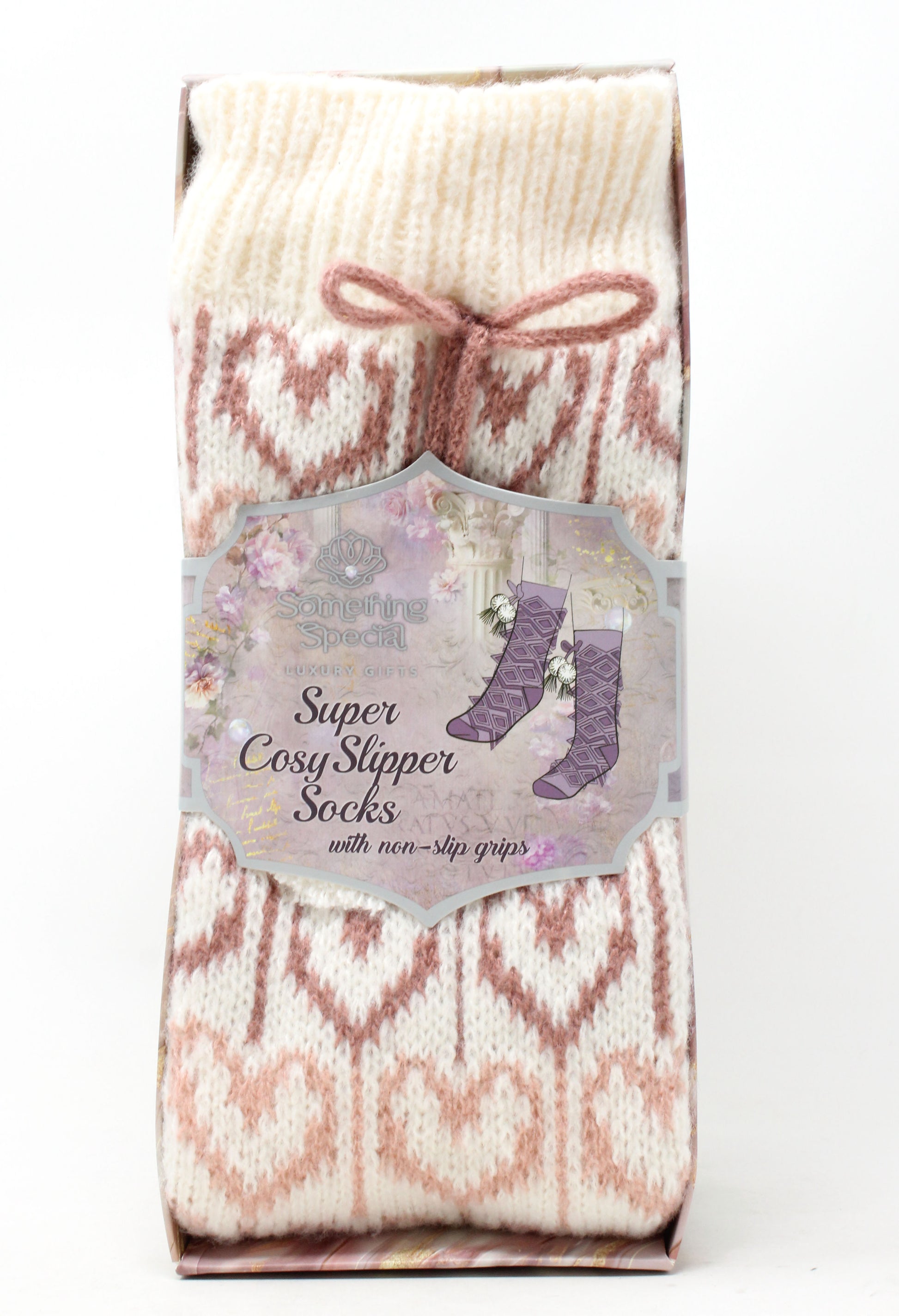 cosy slipper socks in a gift box