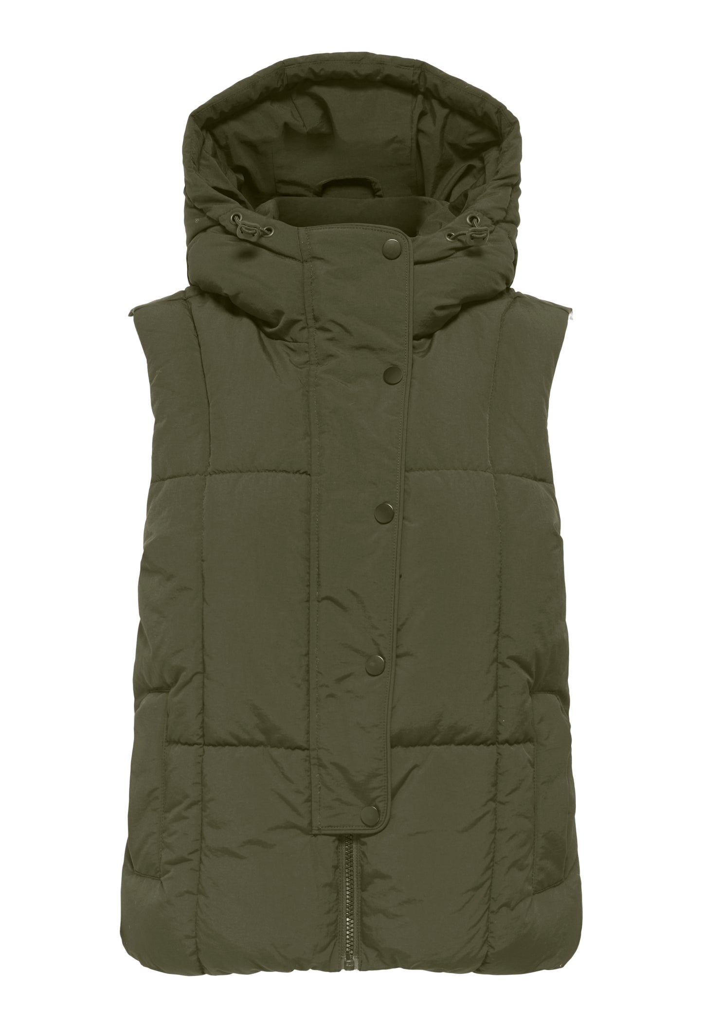 Hooded Quilted Gilet