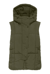 Hooded Quilted Gilet