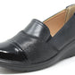 Patchwork Design Wedge Loafer