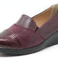 Patchwork Design Wedge Loafer