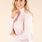Polo Neck Silk Cashmere Blend Jumper