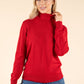 Polo Neck Silk Cashmere Blend Jumper