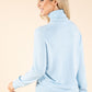 Polo Neck Silk Cashmere Blend Jumper