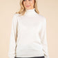 Polo Neck Silk Cashmere Blend Jumper
