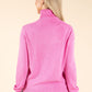 Polo Neck Silk Cashmere Blend Jumper