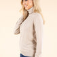 Polo Neck Silk Cashmere Blend Jumper