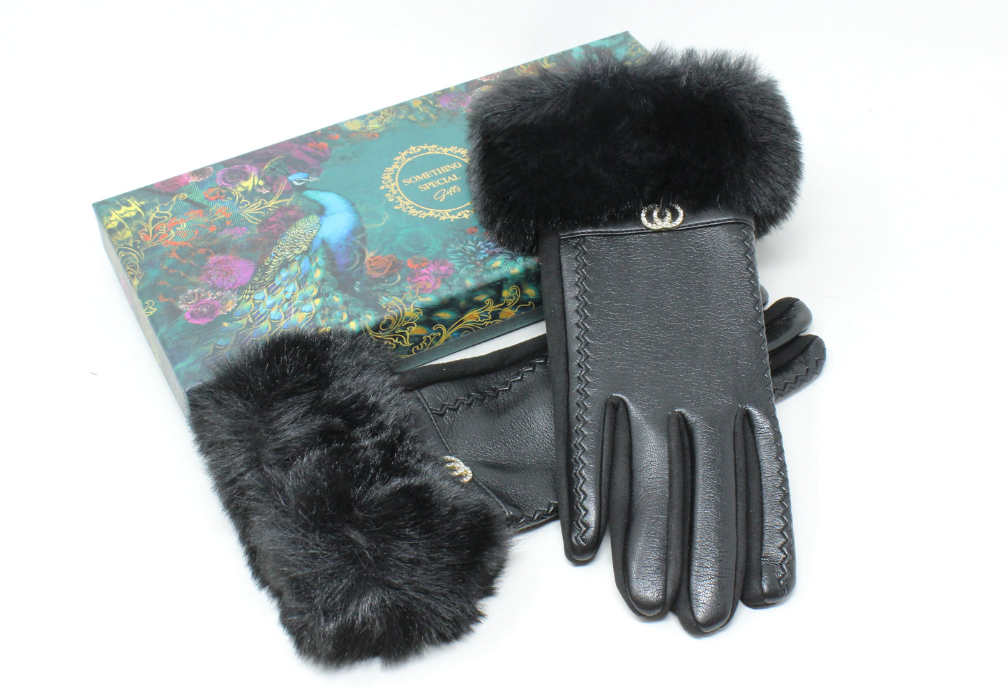 Faux Fur Cuff Gloves