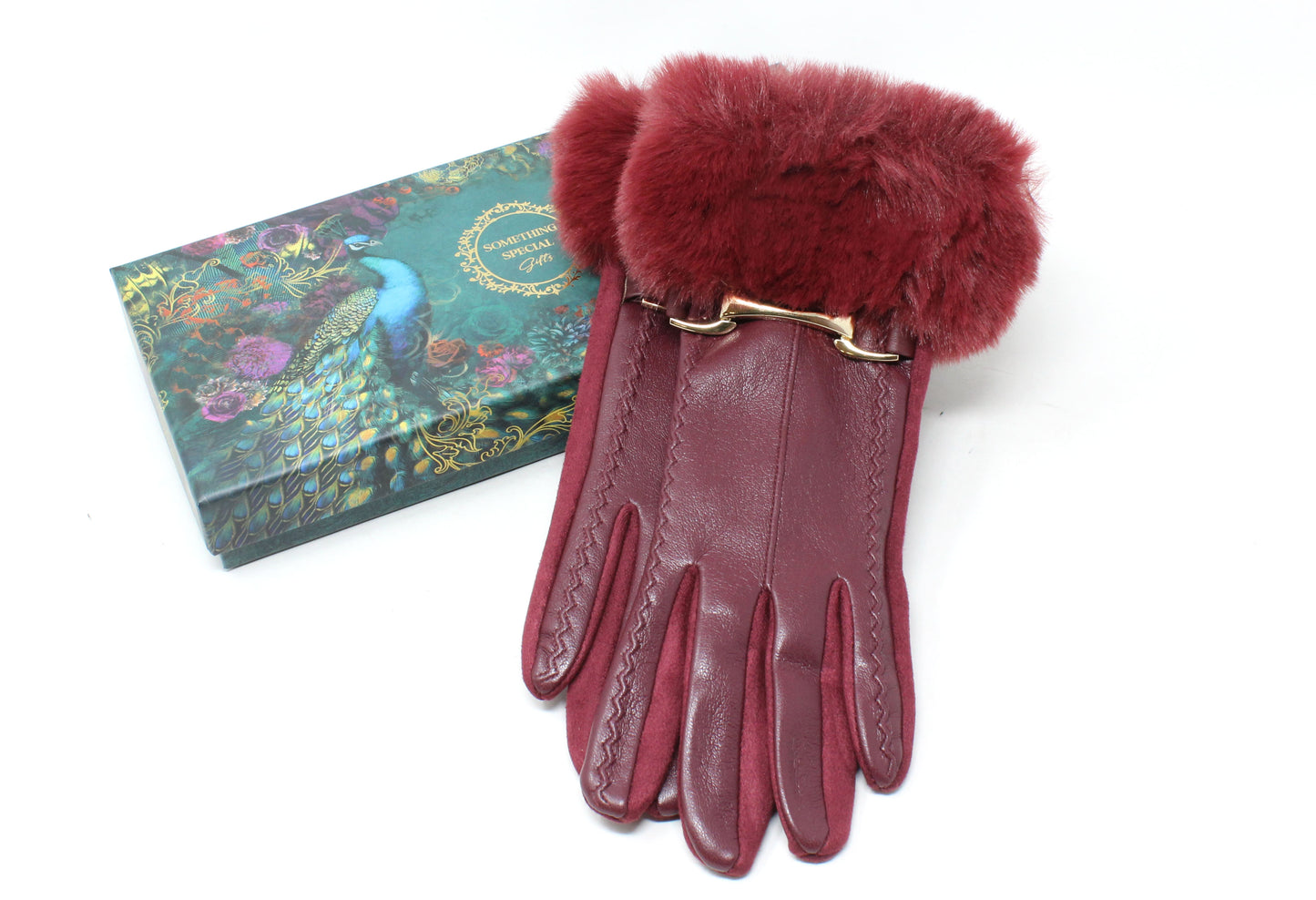 Faux Fur Cuff Gloves