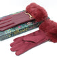 Faux Fur Cuff Gloves