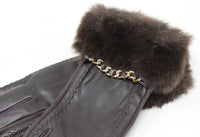 Faux Fur Cuff Gloves