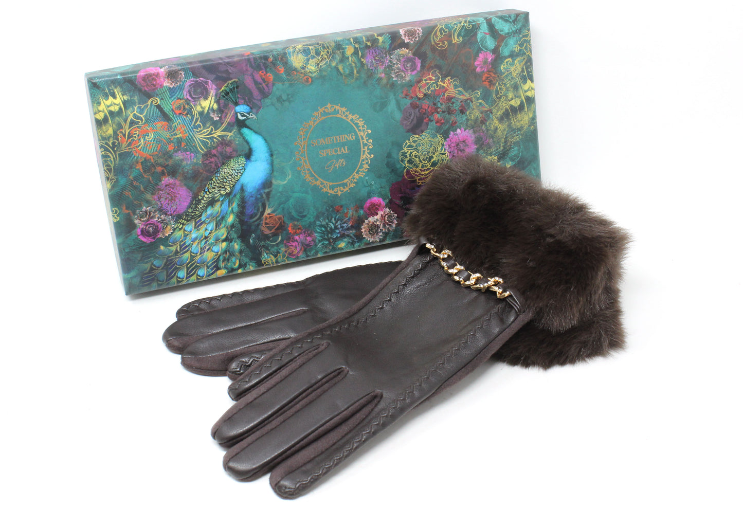 Faux Fur Cuff Gloves