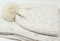 Pearl Hat and Scarf Giftset