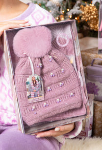 Pearl Hat and Scarf Giftset