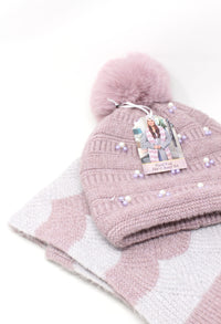 Pearl Hat and Scarf Giftset