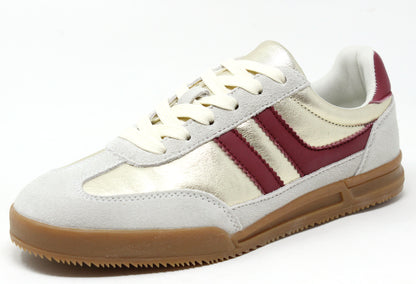 Metallic Stripe Trainer