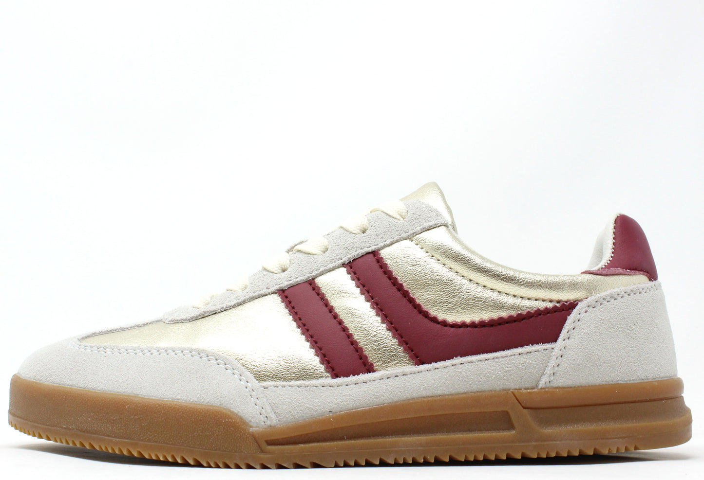 Metallic Stripe Trainer